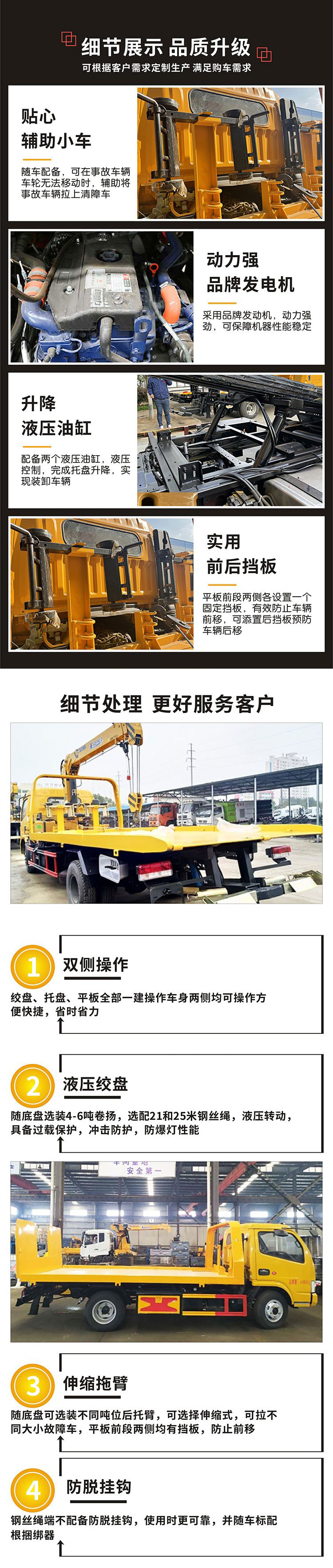 福田國(guó)六黃牌清障車(chē)