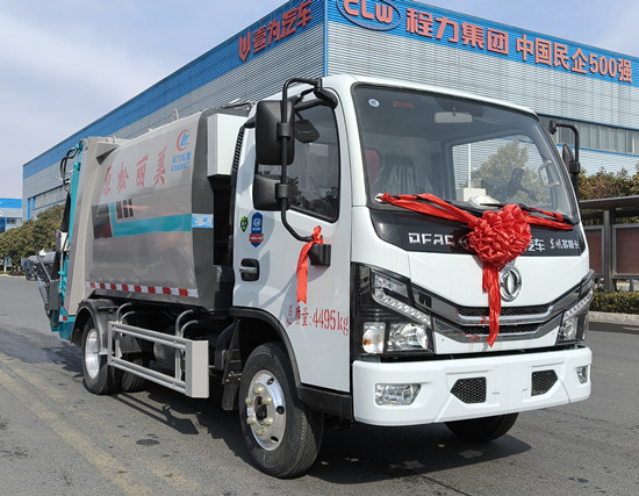 多利卡藍(lán)牌6方壓縮垃圾車-全柴132馬力